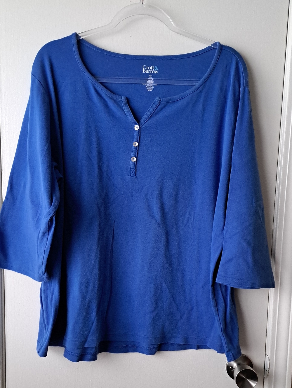 Blue Henley 3X
